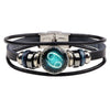 Bracelet Leather Woven Constellation Pattern Personality Style