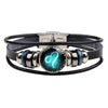 Bracelet Leather Woven Constellation Pattern Personality Style