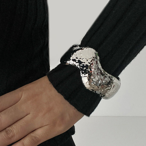 Bracelet Metal Exaggerated Geometric Electroplated