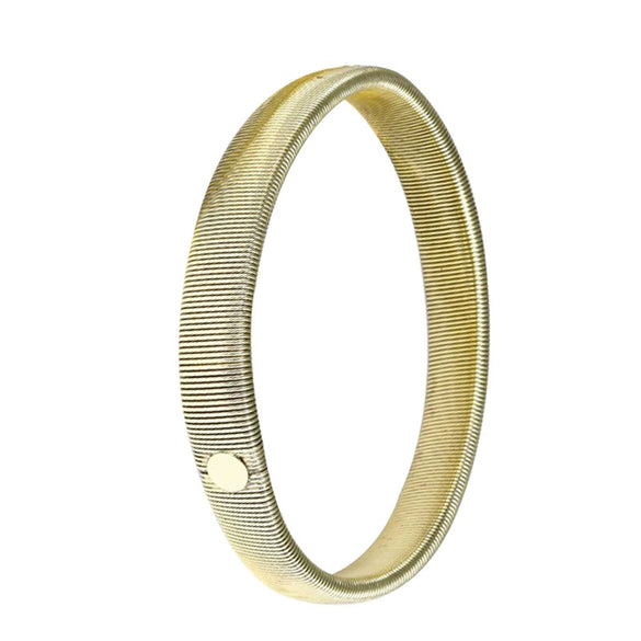 Bracelet Metal Exotic Geometric Electroplating Men's Sleeve Hoop Elastic Armband