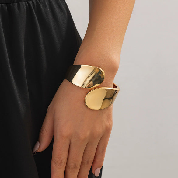 Bracelet Metal Geometric Punk Style Electroplated