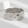 Bracelet Metal Imitation Pearl Diamond Encrusted Double Ring Twist Electroplating
