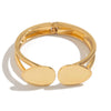 Bracelet Metal Punk Geometric Water Drop Electroplating For Women
