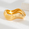 Bracelet Metal Punk Geometric Water Drop Electroplating For Women