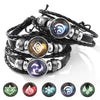 Bracelet Mixed Material Geometric Handmade