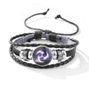 Bracelet Mixed Material Geometric Handmade