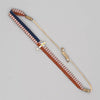 Bracelet Mixed Material Handwoven With Letters Numbers Text Pattern For Women