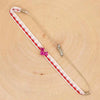 Bracelet Mixed Material Handwoven With Letters Numbers Text Pattern For Women