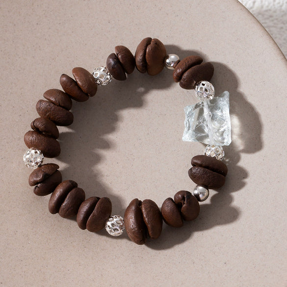 Bracelet Mixed Materials Geometric Style Electroplating For Unisex