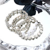 Bracelet Mixed Materials Retro Vintage Geometric Round Beads Manual Design For Women