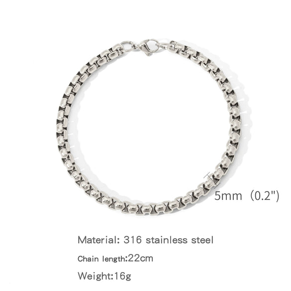 Bracelet Pearl Geometric Punk Rock Unisex Electroplating