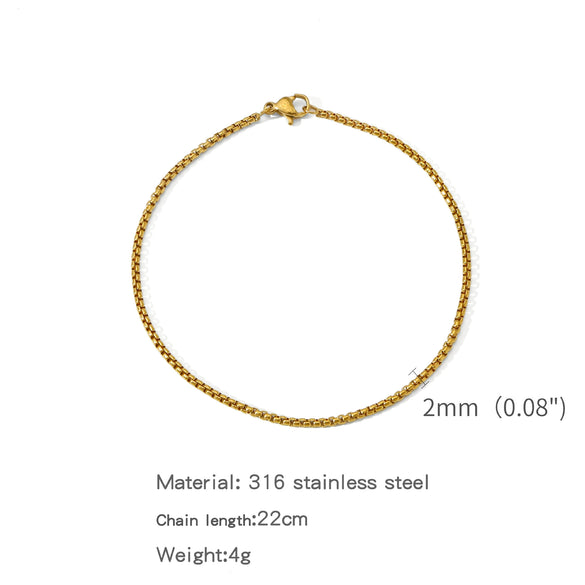 Bracelet Pearl Geometric Punk Rock Unisex Electroplating
