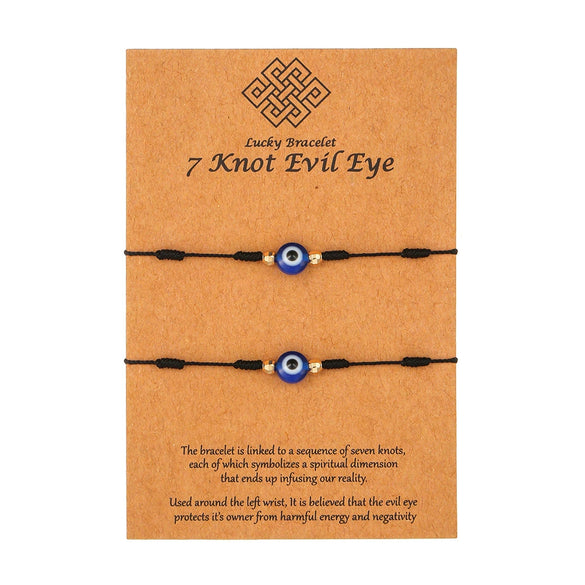 Bracelet Plastic Resin Geometric Handmade Personality Devil Eye Woven Jewelry
