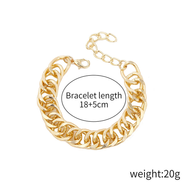 Bracelet Plastic Resin Geometric Hiphop Style Electroplating For Women