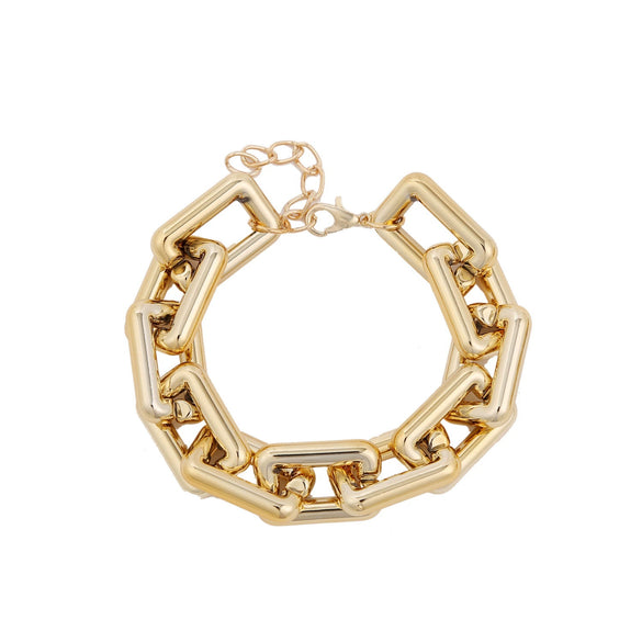 Bracelet Plastic Resin Geometric Hiphop Style Electroplating For Women