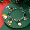 Bracelet Polymer Clay Geometric Christmas Bell Elk Snowflake Festive Holiday Jewelry
