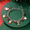 Bracelet Polymer Clay Geometric Christmas Bell Elk Snowflake Festive Holiday Jewelry