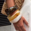 Bracelet Resin Vintage Personality Fashion Exaggerated Ladies Polishing