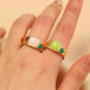 Bracelet Ring Copper Geometric Style Electroplating For Women