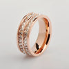 Bracelet Ring Titanium Steel Rhombus Electroplating Natural Style For Men And Women