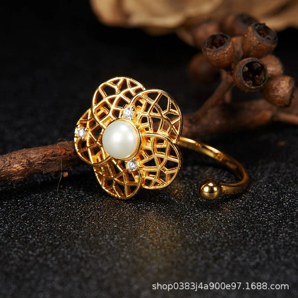 Bracelet S925 Sterling Silver Crystal Flower Geometric Set With Gems For Women