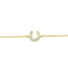 Bracelet S925 Sterling Silver Goldplated Ushaped With Letters Numbers Text For Female
