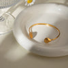 Bracelet Set Stainless Steel Scallop Opening Jewelry Electroplated For Women