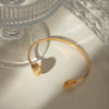 Bracelet Set Stainless Steel Scallop Opening Jewelry Electroplated For Women