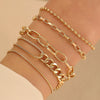 Bracelet Set Zinc Alloy Heart Geometric Animal Zodiac Diamond Women's Jewelry