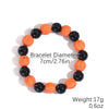Bracelet Set Zinc Alloy Punk Festival Element Geometric Electroplating Orange Pumpkin Skull Pendant
