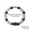 Bracelet Set Zinc Alloy Punk Festival Element Geometric Electroplating Orange Pumpkin Skull Pendant