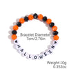 Bracelet Set Zinc Alloy Punk Festival Element Geometric Electroplating Orange Pumpkin Skull Pendant