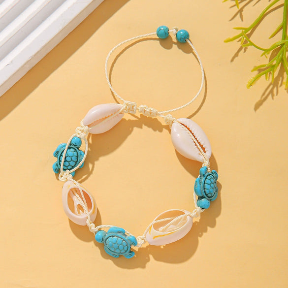 Bracelet Shell Imitation Pearl Gravel Handmade Beads Women's Natural Style