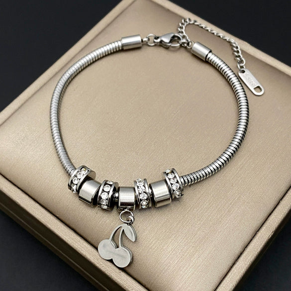 Bracelet Stainless Steel Alloy Unisex Electroplated Geometric Star Minimalist Style