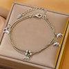 Bracelet Stainless Steel Alloy Unisex Electroplated Geometric Star Minimalist Style
