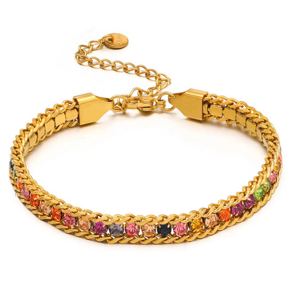 Bracelet Stainless Steel Electroplating Unisex