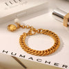 Bracelet Stainless Steel Freshwater Pearl Animal Zodiac Geometric Pvd Vacuum Plating With Pearls