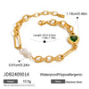 Bracelet Stainless Steel Geometric Animal Starfish Electroplated Women's Jewelry