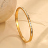 Bracelet Stainless Steel Geometric Diamond Electroplating Women's Jewelry