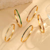 Bracelet Stainless Steel Geometric Diamond Electroplating Women's Jewelry