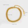 Bracelet Stainless Steel Geometric Electroplated For Women