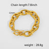 Bracelet Stainless Steel Geometric Electroplated For Women
