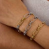 Bracelet Stainless Steel Geometric Electroplated Jewelry
