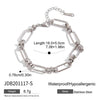 Bracelet Stainless Steel Geometric Electroplated Jewelry
