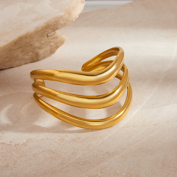 Bracelet Stainless Steel Geometric Electroplated Modern Minimalist Trendy Jewelry