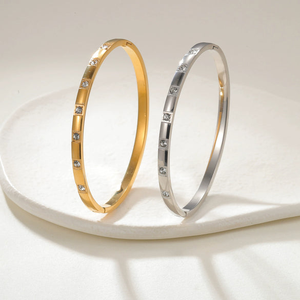 Bracelet Stainless Steel Geometric Electroplating Fashion Couple