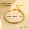 Bracelet Stainless Steel Geometric Electroplating Fashion Jewelry For Women