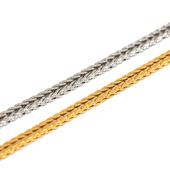 Bracelet Stainless Steel Geometric Electroplating Jewelry For Women Light Luxury Style