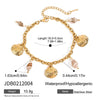 Bracelet Stainless Steel Geometric Electroplating Marine Series Minimalist