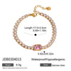 Bracelet Stainless Steel Geometric Electroplating Women's Jewelry